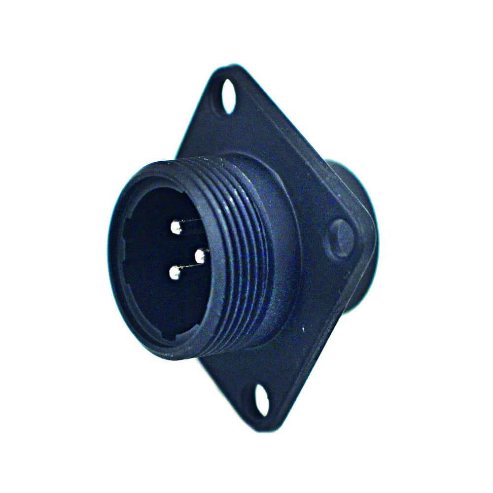 CON002403 CONNECTOR RECEPTACLE 3 PIN MALE Minicam