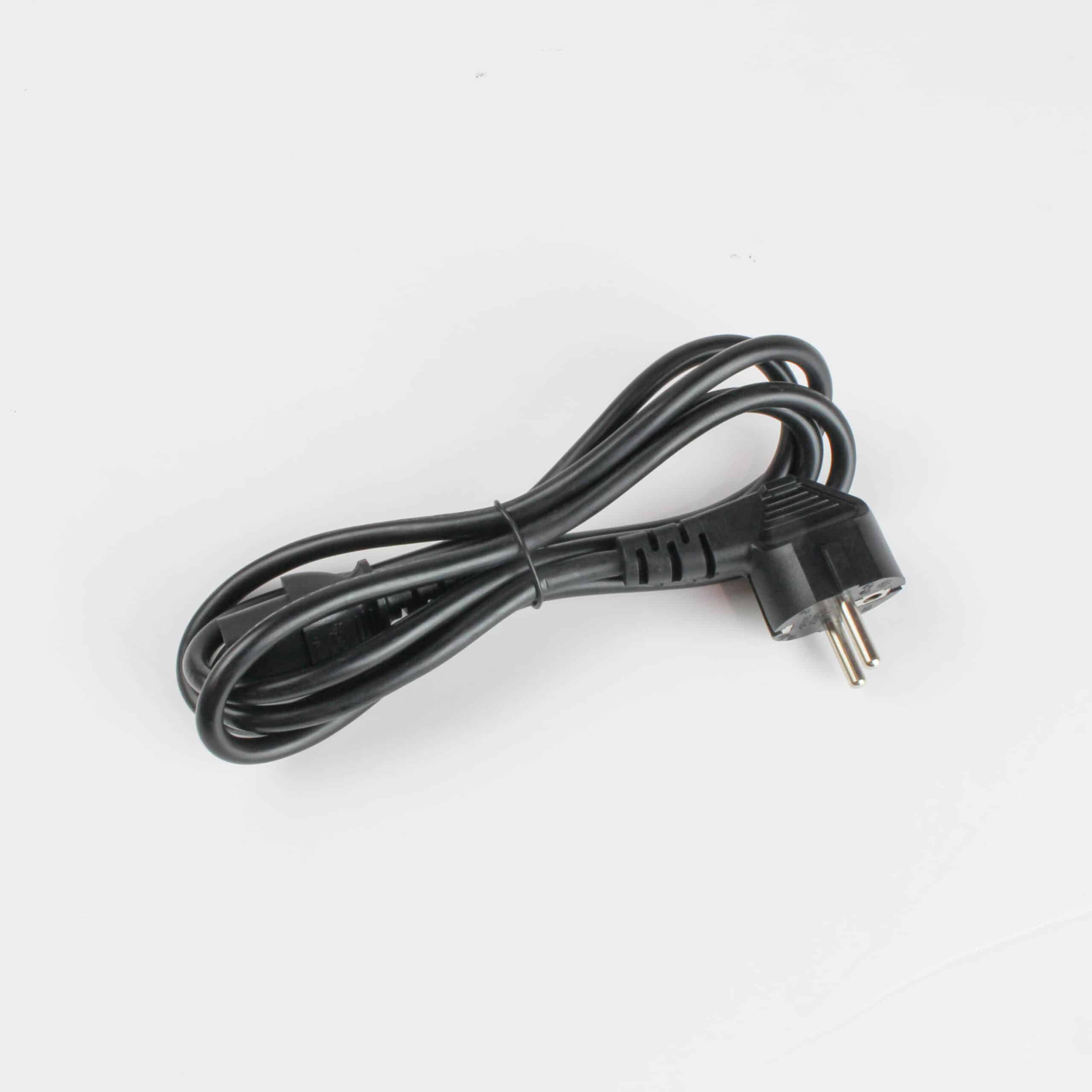 CAB-001-005 – 1.8M MAINS LEAD EUROPEAN PLUG TO IEC SOCKET (RB-299A)